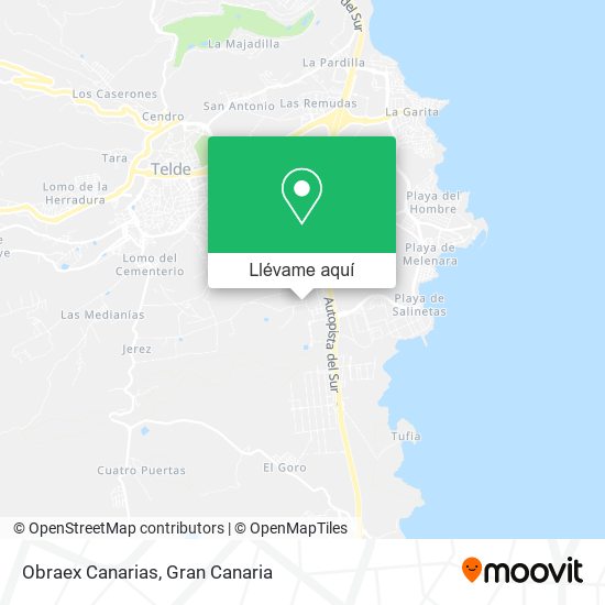 Mapa Obraex Canarias