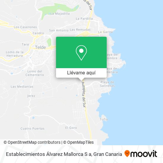 Mapa Establecimientos Álvarez Mallorca S a