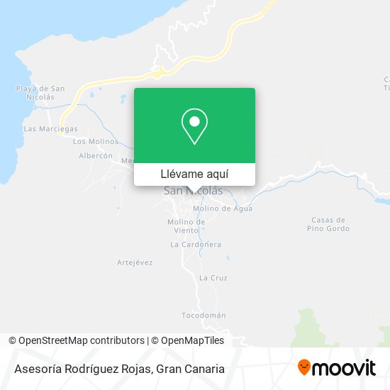 Mapa Asesoría Rodríguez Rojas
