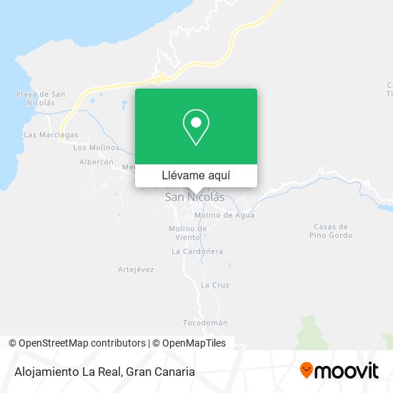 Mapa Alojamiento La Real