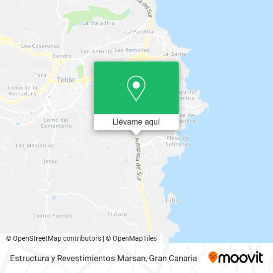Mapa Estructura y Revestimientos Marsan