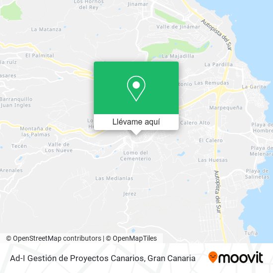 Mapa Ad-I Gestión de Proyectos Canarios
