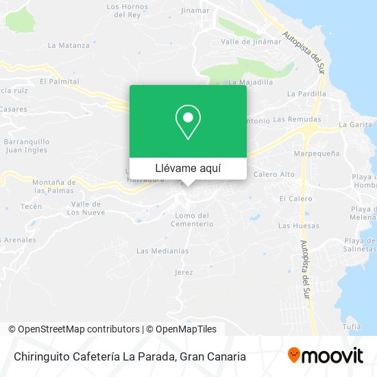 Mapa Chiringuito Cafetería La Parada