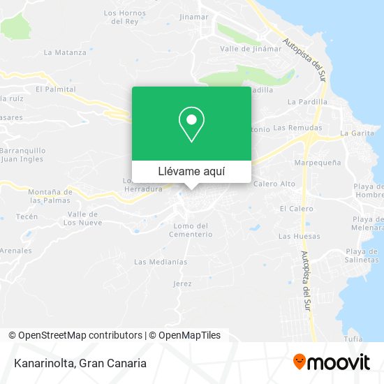 Mapa Kanarinolta