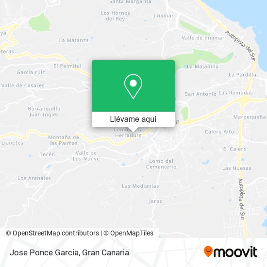 Mapa Jose Ponce Garcia