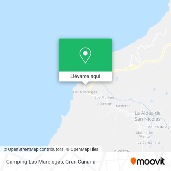 Mapa Camping Las Marciegas