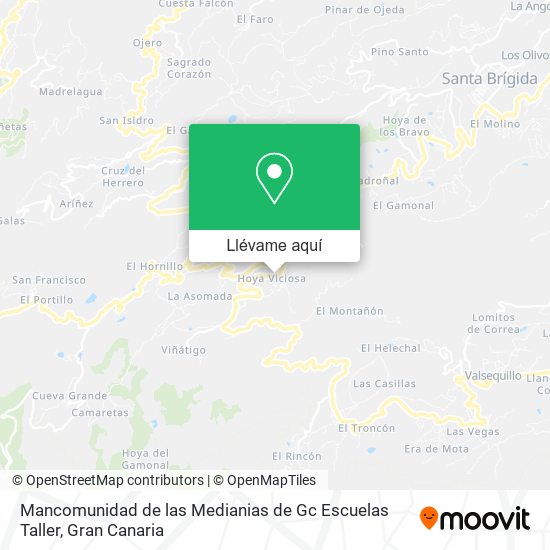 Mapa Mancomunidad de las Medianias de Gc Escuelas Taller