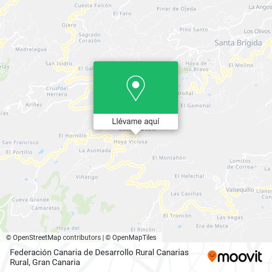 Mapa Federación Canaria de Desarrollo Rural Canarias Rural