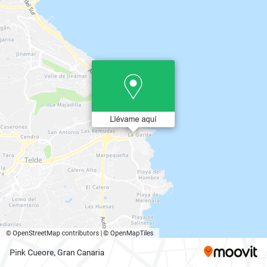 Mapa Pink Cueore
