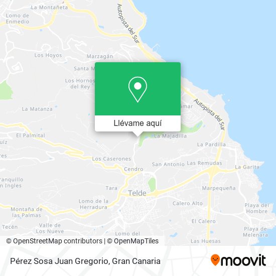 Mapa Pérez Sosa Juan Gregorio