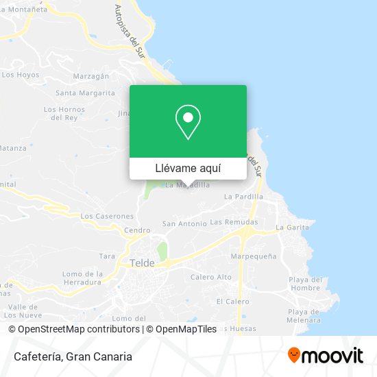 Mapa Cafetería