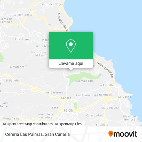 Mapa Cerería Las Palmas