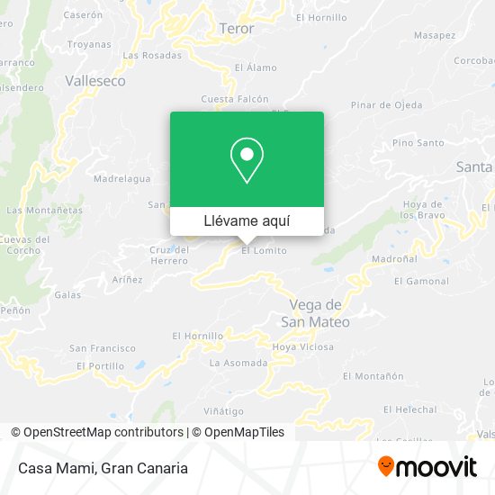 Mapa Casa Mami