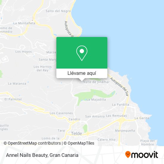 Mapa Annel Nails Beauty