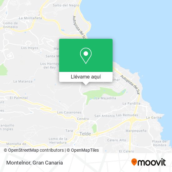 Mapa Montelnor
