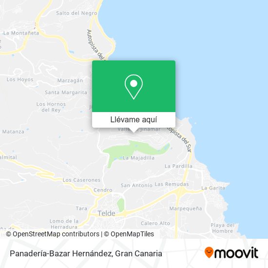 Mapa Panadería-Bazar Hernández