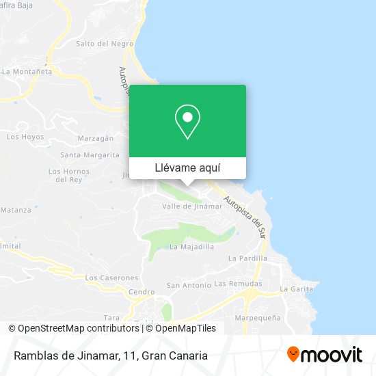 Mapa Ramblas de Jinamar, 11