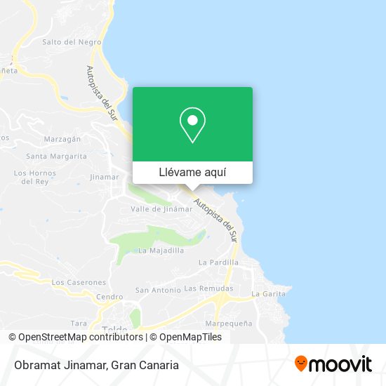 Mapa Obramat Jinamar