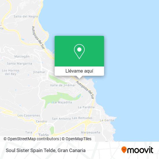 Mapa Soul Sister Spain Telde