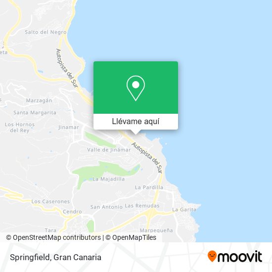 Mapa Springfield
