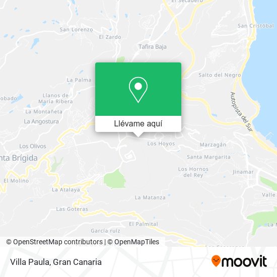 Mapa Villa Paula