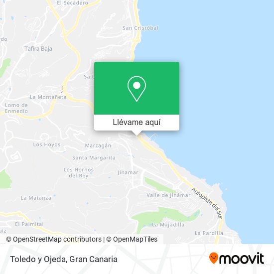 Mapa Toledo y Ojeda