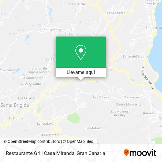 Mapa Restaurante Grill Casa Miranda