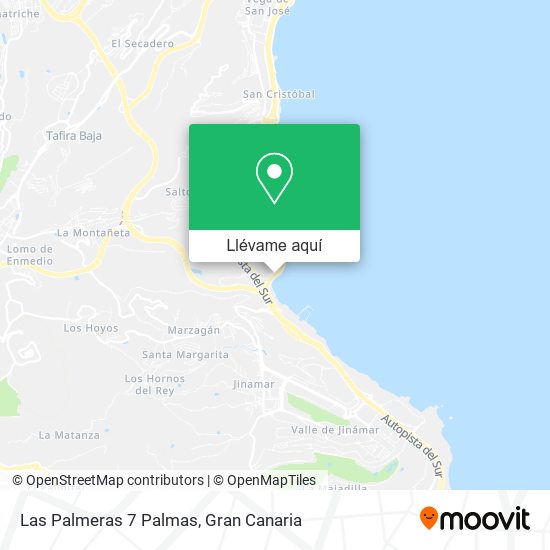 Mapa Las Palmeras 7 Palmas