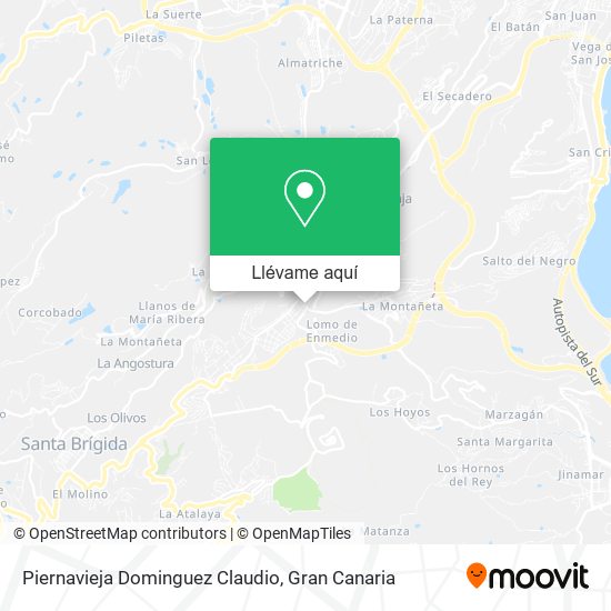 Mapa Piernavieja Dominguez Claudio