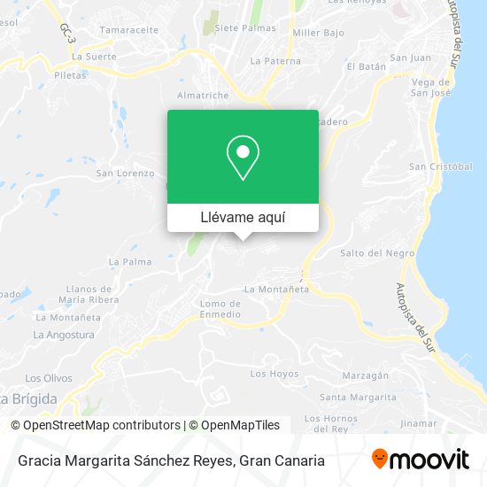Mapa Gracia Margarita Sánchez Reyes