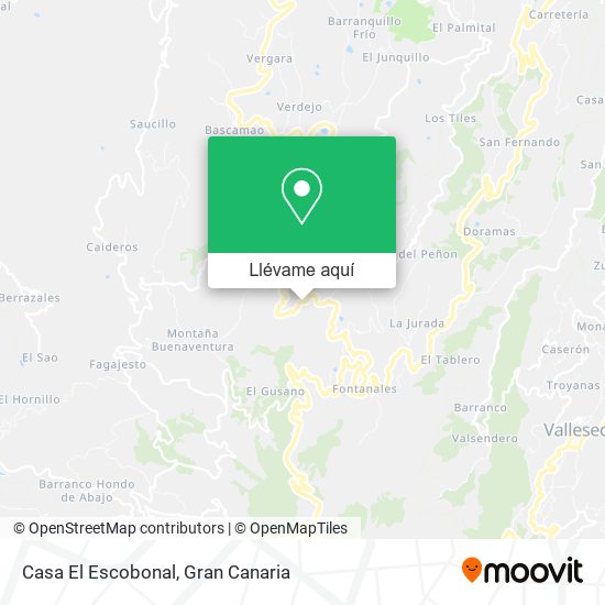 Mapa Casa El Escobonal