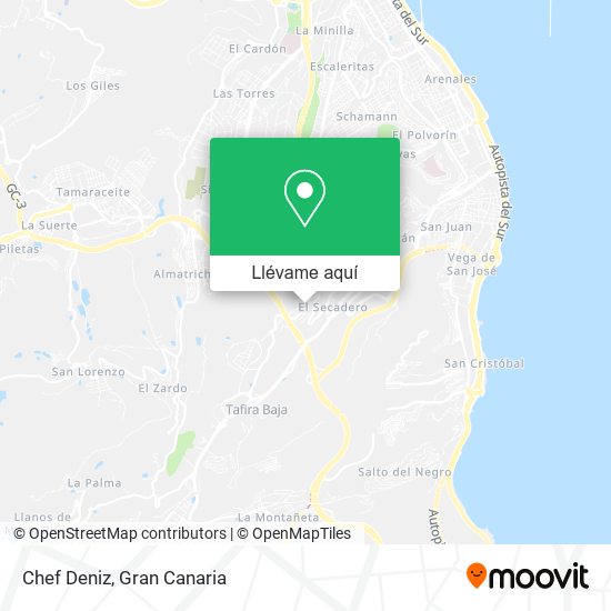 Mapa Chef Deniz
