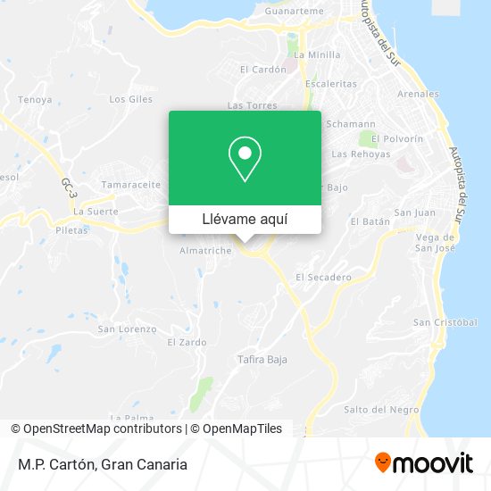 Mapa M.P. Cartón
