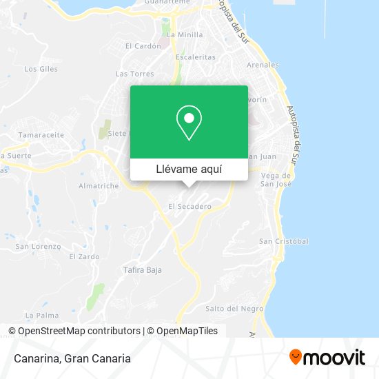 Mapa Canarina
