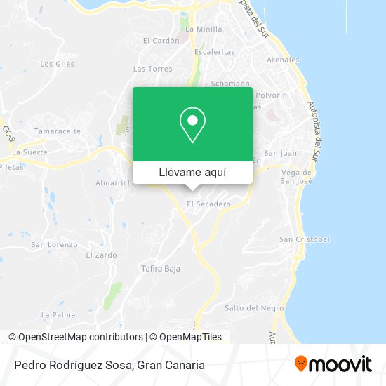 Mapa Pedro Rodríguez Sosa
