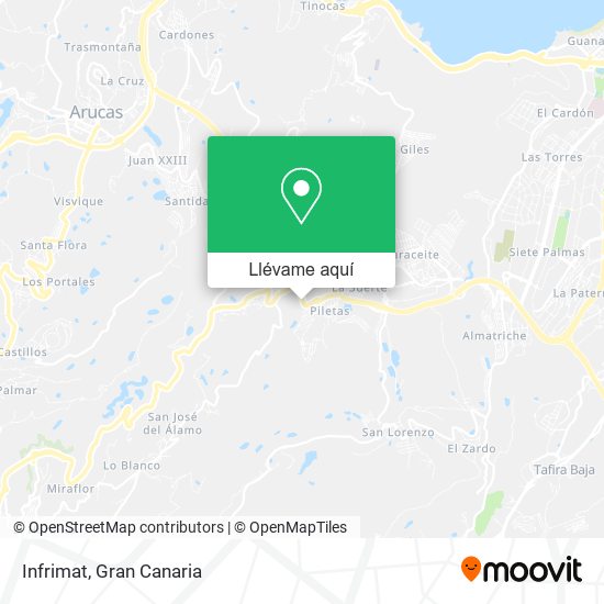 Mapa Infrimat