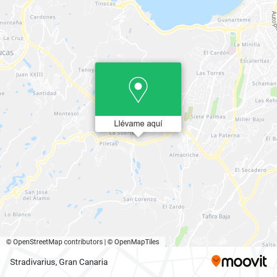 Mapa Stradivarius