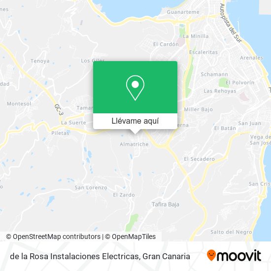Mapa de la Rosa Instalaciones Electricas