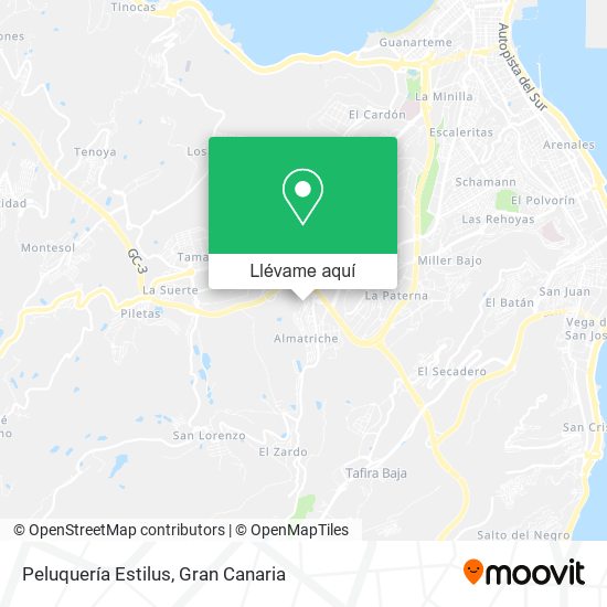 Mapa Peluquería Estilus