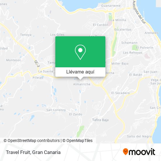Mapa Travel Fruit