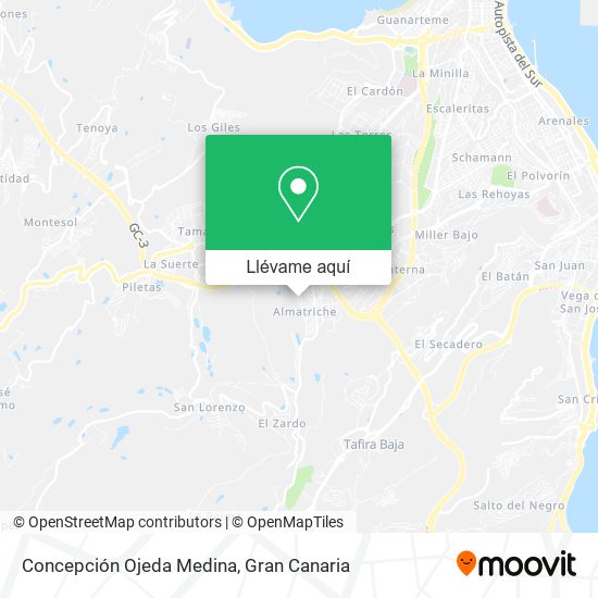 Mapa Concepción Ojeda Medina