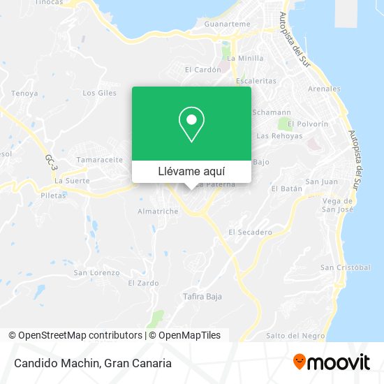 Mapa Candido Machin
