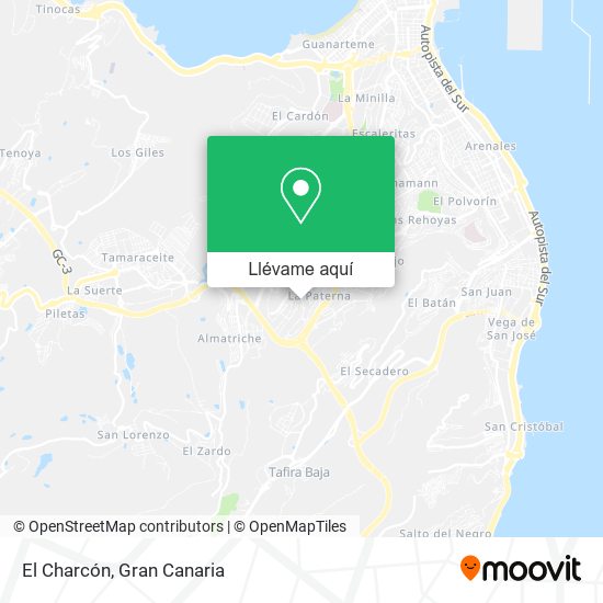 Mapa El Charcón