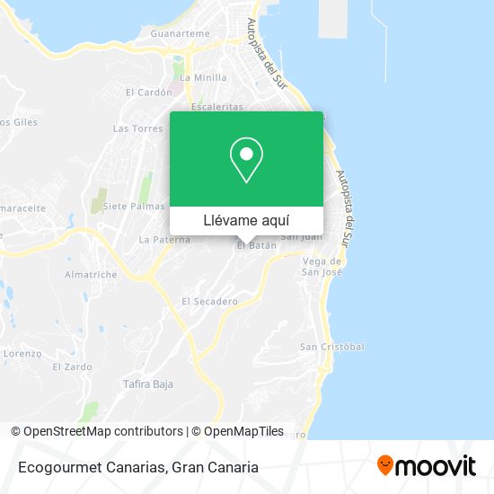 Mapa Ecogourmet Canarias
