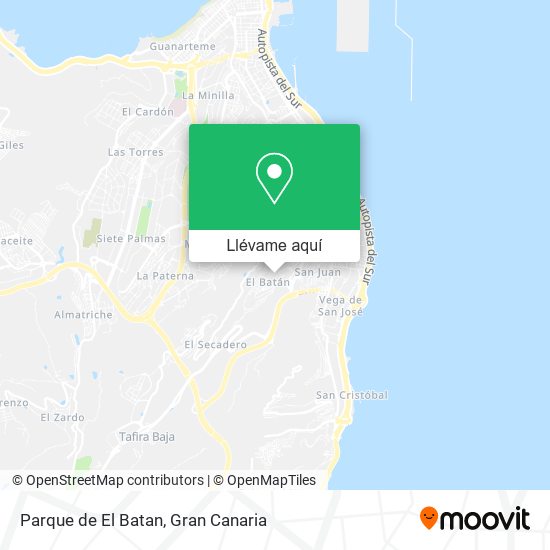 Mapa Parque de El Batan
