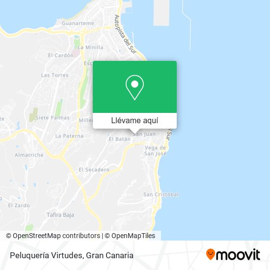 Mapa Peluquería Virtudes