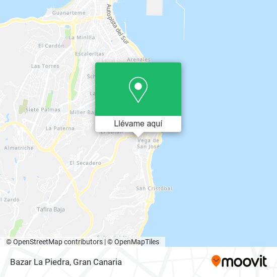Mapa Bazar La Piedra