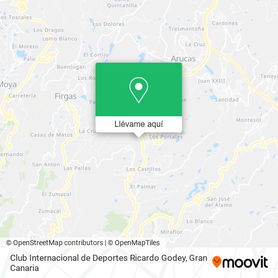 Mapa Club Internacional de Deportes Ricardo Godey