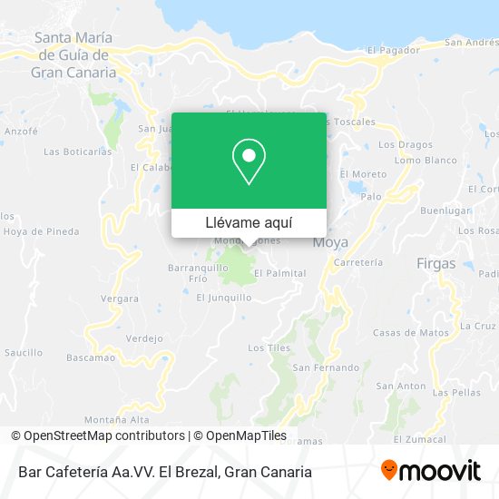 Mapa Bar Cafetería Aa.VV. El Brezal