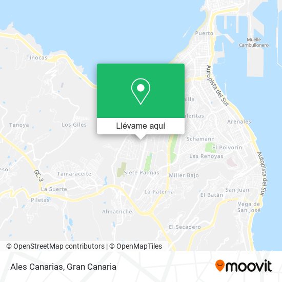 Mapa Ales Canarias